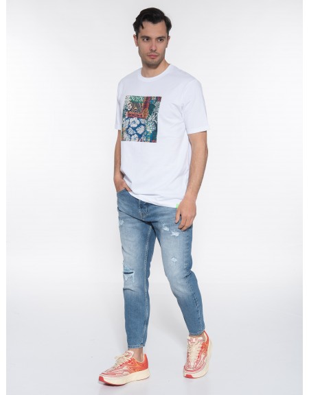 OVER-D T-shirt OE1S2S3T21 Λευκό OVER-D - 9