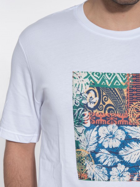 OVER-D T-shirt OE1S2S3T21 Λευκό OVER-D - 5