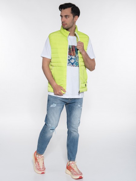 OVER-D Sleeveless jacket mao OC1S0S0J01 Green OVER-D - 7