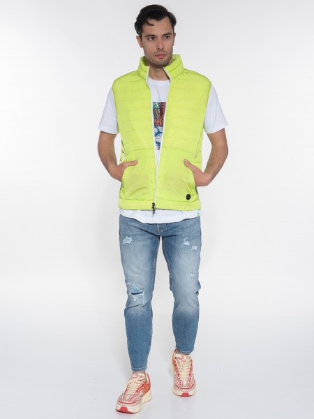 OVER-D Sleeveless jacket mao OC1S0S0J01 Green OVER-D - 6