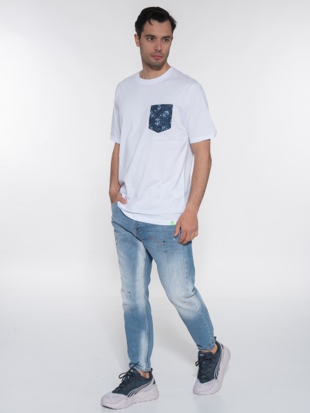 OVER-D T-shirt OE1S2S3T23 Λευκό OVER-D - 9