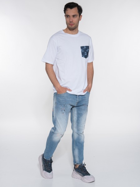 OVER-D T-shirt OE1S2S3T23 Λευκό OVER-D - 7