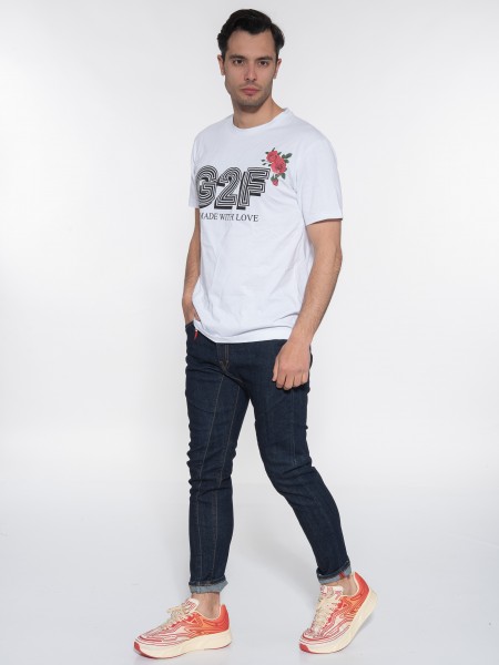 G2FIRENZE T-shirt ROSES Λευκό G2FIRENZE - 9
