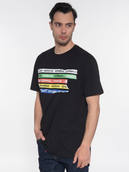 G2FIRENZE T-shirt STRIPES Μαύρο G2FIRENZE - 4