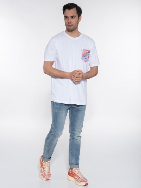 OVER-D T-shirt OE1S2S3T22 Λευκό OVER-D - 7