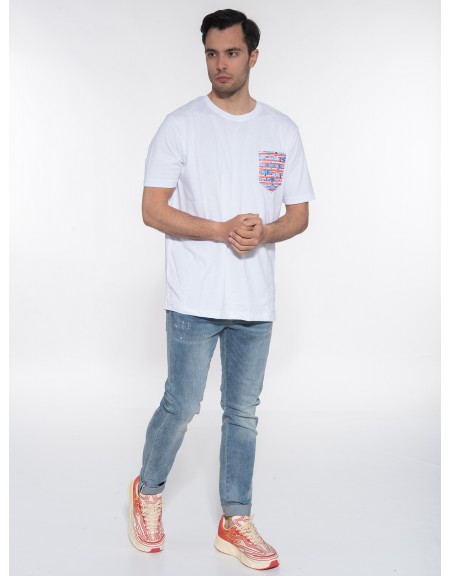 OVER-D T-shirt OE1S2S3T22 Λευκό OVER-D - 7