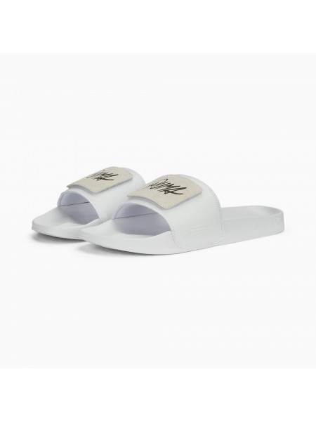 PUMA Σαγιονάρα 389118 02 Leadcat 2.0 Play SLIDES LOW Λευκό PUMA - 2