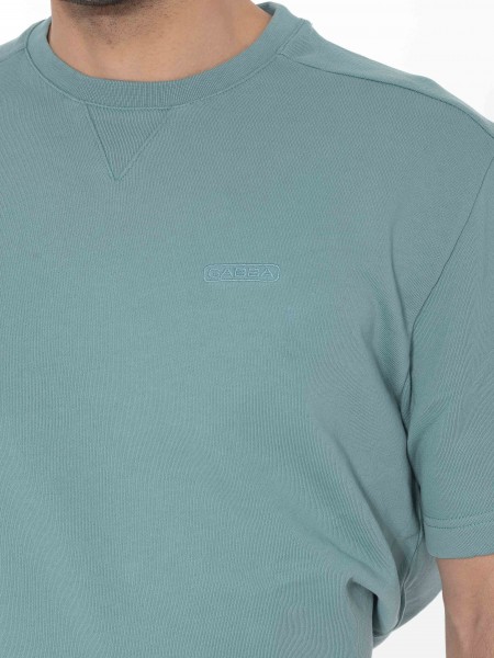 GABBA Short-sleeved sweatshirt ALFRED SS Petrol GABBA - 5