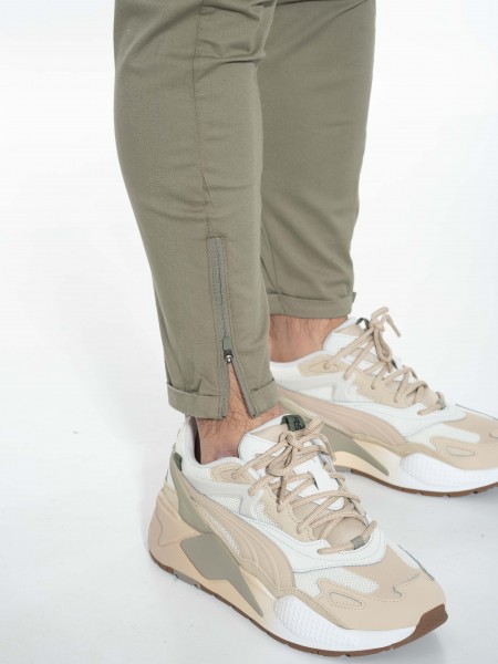 GABBA Chino Παντελόνι PISA LIT P010457 Λαδί GABBA - 5