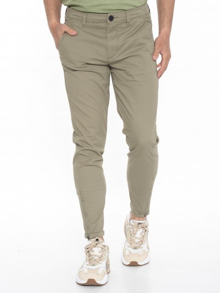 GABBA Chino Παντελόνι PISA LIT P010457 Λαδί GABBA - 10