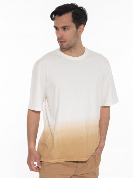 GABBA T-shirt SPIRIT PRINT BOXY SS Tee Λευκό - Μπεζ GABBA - 3