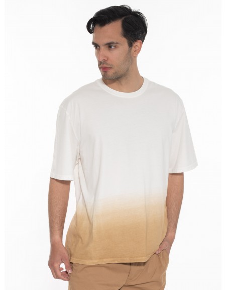 GABBA T-shirt SPIRIT PRINT BOXY SS Tee Λευκό - Μπεζ GABBA - 3