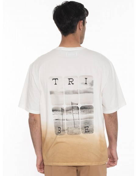 GABBA T-shirt SPIRIT PRINT BOXY SS Tee Λευκό - Μπεζ GABBA - 2