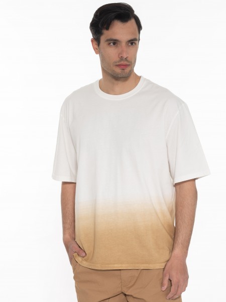 GABBA T-shirt SPIRIT PRINT BOXY SS Tee Λευκό - Μπεζ GABBA - 4