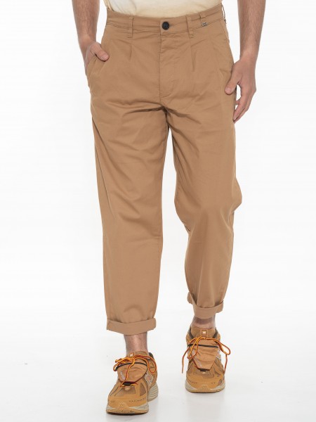 GABBA Chino Παντελόνι FIRENZE LIT P01458 Καφέ GABBA - 1