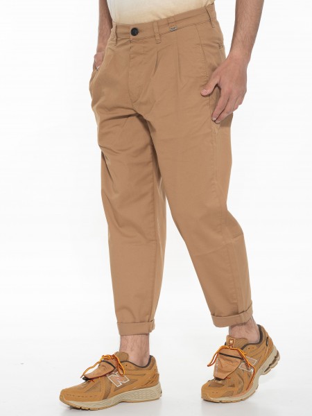 GABBA Chino Παντελόνι FIRENZE LIT P01458 Καφέ GABBA - 4