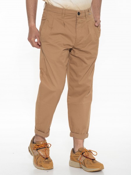 GABBA Chino Παντελόνι FIRENZE LIT P01458 Καφέ GABBA - 3