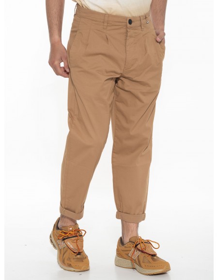 GABBA Chino Παντελόνι FIRENZE LIT P01458 Καφέ GABBA - 3