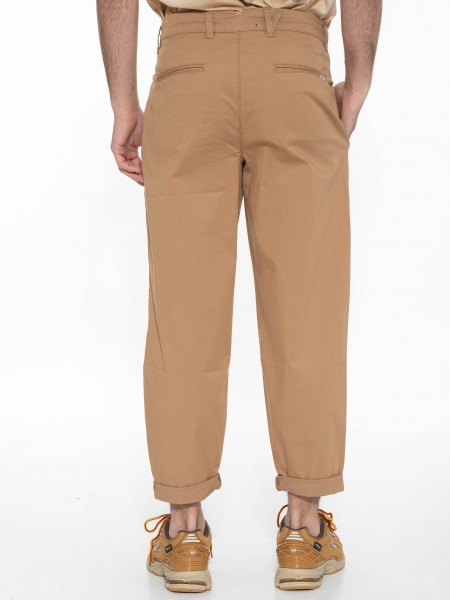 GABBA Chino Παντελόνι FIRENZE LIT P01458 Καφέ GABBA - 2