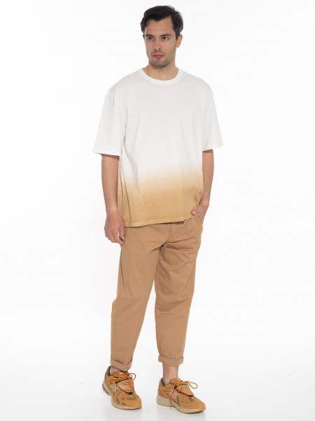 GABBA Chino Παντελόνι FIRENZE LIT P01458 Καφέ GABBA - 8