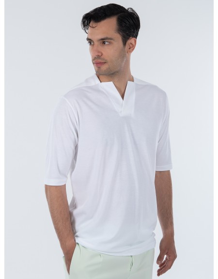 NINETEEN T-shirt K23-1056 Λευκό NINETEEN - 3