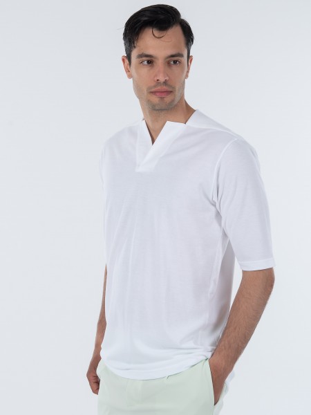NINETEEN T-shirt K23-1056 Λευκό NINETEEN - 4