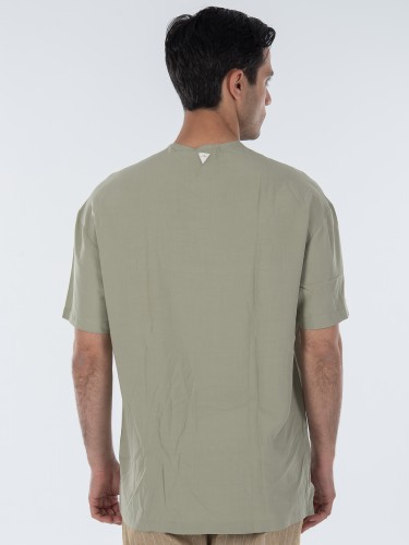 NINETEEN Shirt mao K23-1030 Olive