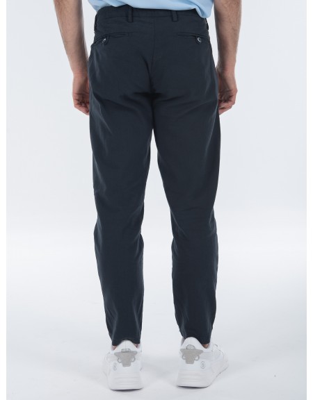 OVER-D Chino Παντελόνι λινό OC1S0S0P05 Μπλε OVER-D - 2