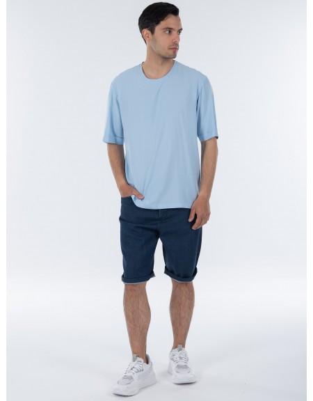 NINETEEN Jean Βεμούδα K23-X1050 Μπλε NINETEEN - 6