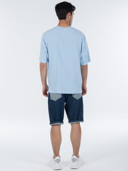 NINETEEN Jean Βεμούδα K23-X1050 Μπλε NINETEEN - 8