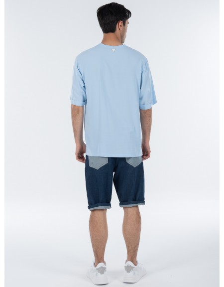 NINETEEN Jean Βεμούδα K23-X1050 Μπλε NINETEEN - 8