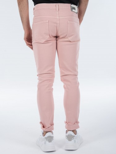 TAKESHY KUROSAWA five-pocket pants 82161 pink