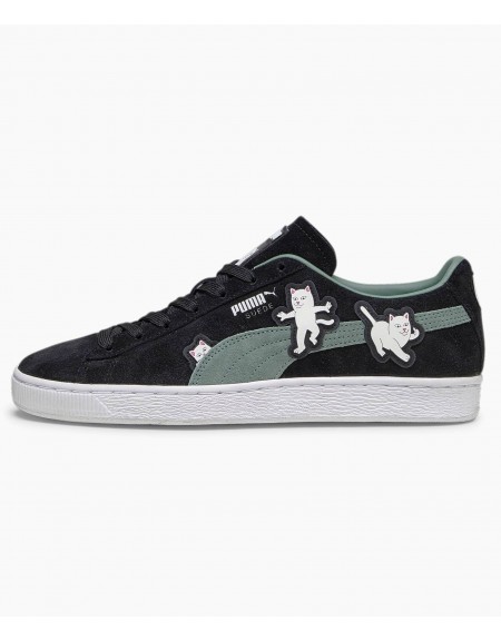 PUMA Sneaker Shoe 393872 01 Suede2 RIPNDIP PRIME LOW Black - Green PUMA - 4