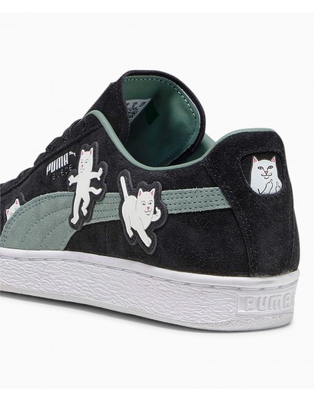 PUMA Sneaker Shoe 393872 01 Suede2 RIPNDIP PRIME LOW Black - Green PUMA - 5