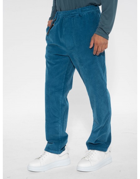 XAGON MAN Corduroy pants 2ZX94ZA Petrol XAGON MAN - 4