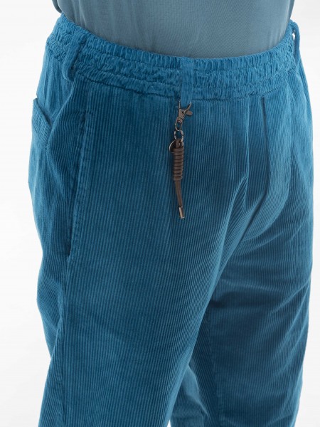 XAGON MAN Corduroy pants 2ZX94ZA Petrol XAGON MAN - 5
