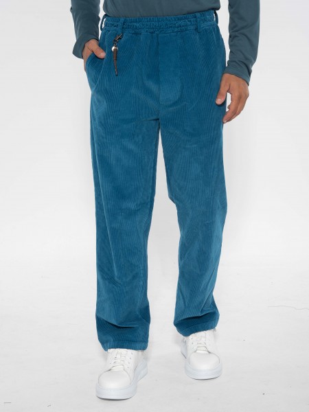 XAGON MAN Corduroy pants 2ZX94ZA Petrol XAGON MAN - 14