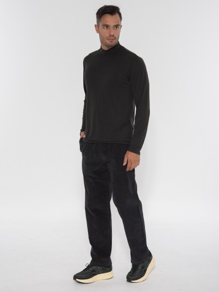 XAGON MAN Παντελόνι κοτλέ 2ZX94ZA Μαύρο XAGON MAN - 12