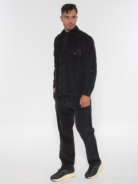 XAGON MAN Παντελόνι κοτλέ 2ZX94ZA Μαύρο XAGON MAN - 8