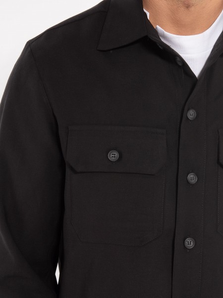 NINETEEN Shirt - Jacket X23-1035 Black NINETEEN - 5