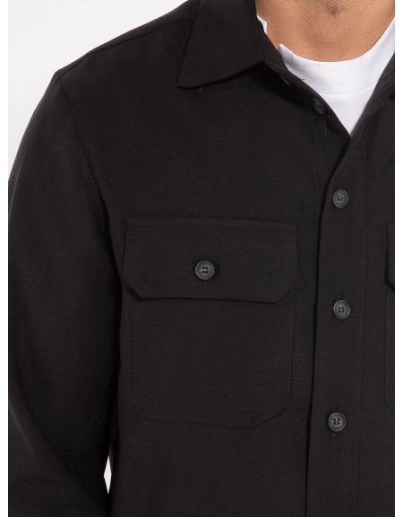 NINETEEN Shirt - Jacket X23-1035 Black NINETEEN - 5
