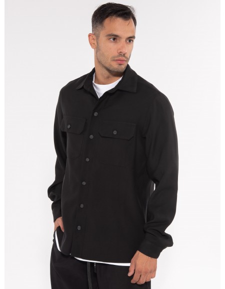 NINETEEN Shirt - Jacket X23-1035 Black NINETEEN - 4