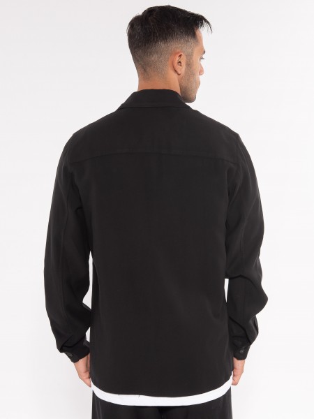 NINETEEN Shirt - Jacket X23-1035 Black NINETEEN - 2