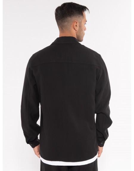 NINETEEN Shirt - Jacket X23-1035 Black NINETEEN - 2