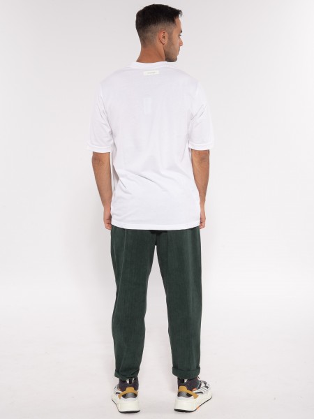 NINETEEN Chino Παντελόνι κοτλέ X23-1018 Κυπαρισσί NINETEEN - 12