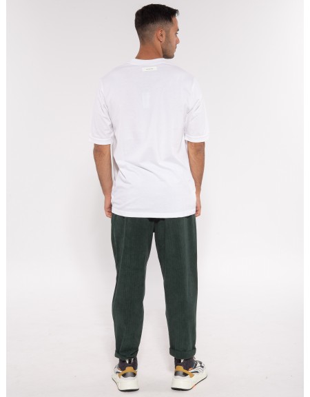 NINETEEN Chino Παντελόνι κοτλέ X23-1018 Κυπαρισσί NINETEEN - 12