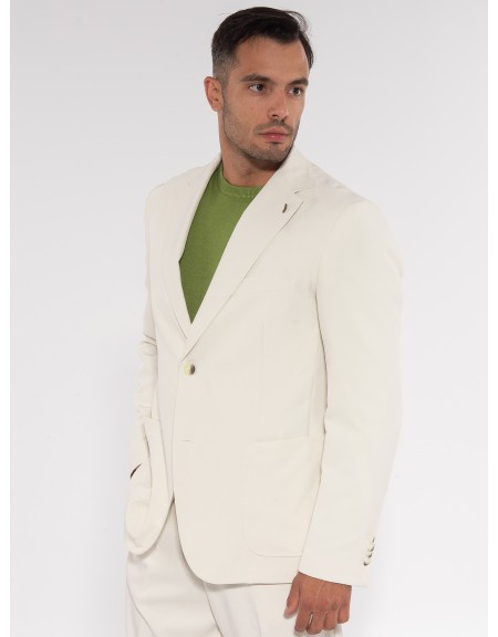 OVER-D Σακάκι OE1F2W3G12 Εκρού OVER-D - 4