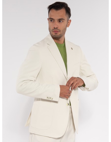 OVER-D Σακάκι OE1F2W3G12 Εκρού OVER-D - 3