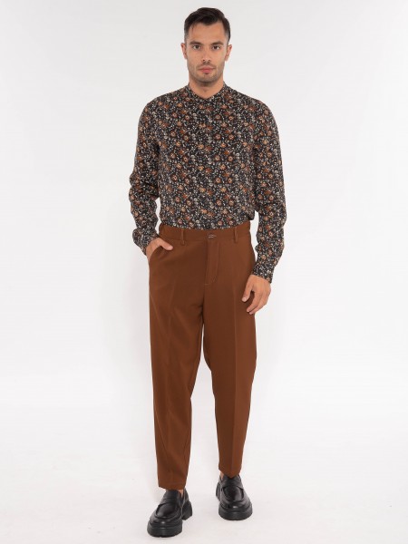 OVER-D Chino Παντελόνι OE1F2W3P10 Καφέ - Ταμπά OVER-D - 5