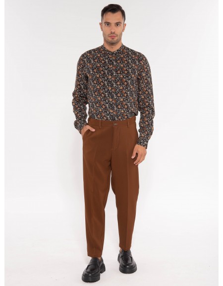 OVER-D Chino Παντελόνι OE1F2W3P10 Καφέ - Ταμπά OVER-D - 5